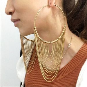 Chain dangle earrings